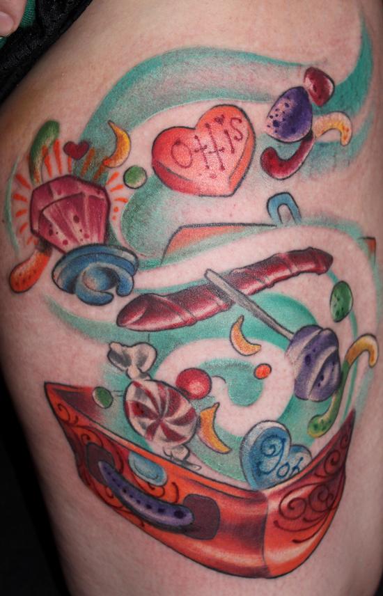 Looking for unique  Tattoos? Lunch Box of Sweet Treats